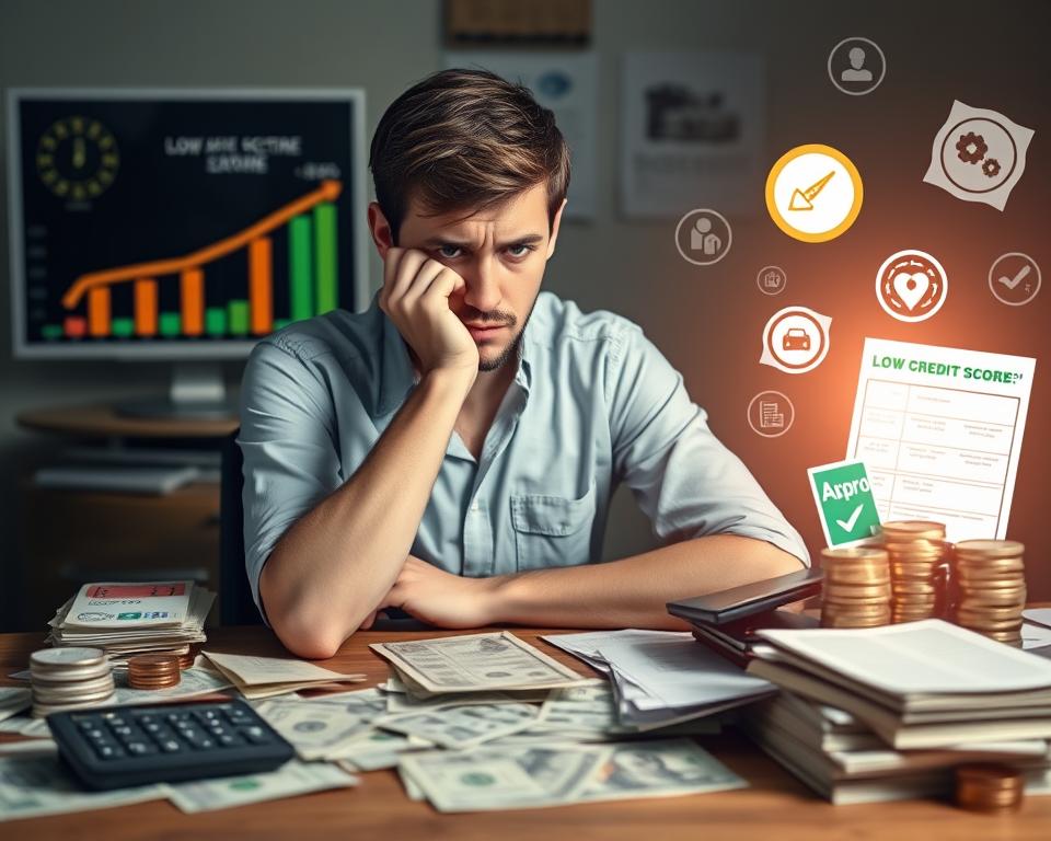 Empréstimo com score baixo